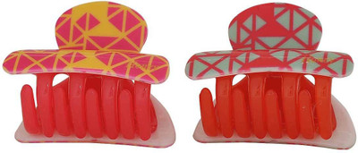 

Maayra Women's Designer Pack of 2 Hair Claw(Multicolor)