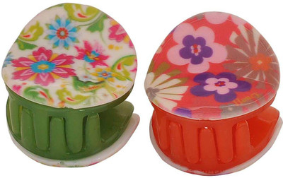

Maayra Women's Designer Pack of 2 Hair Claw(Multicolor)