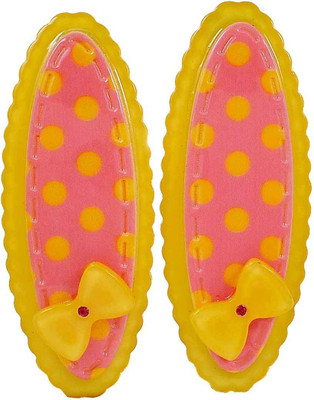 

Maayra Girls's Hats shape Pack of 2 Tic Tac Clip(Yellow)