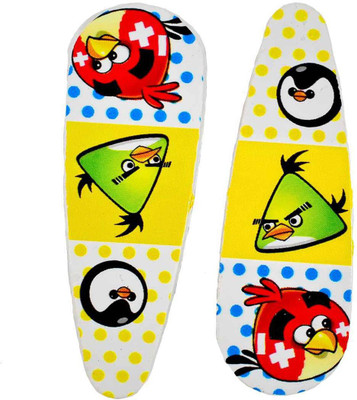 

Maayra Girls's Cartoon Bird Shape Pack of 2 Tic Tac Clip(Yellow)