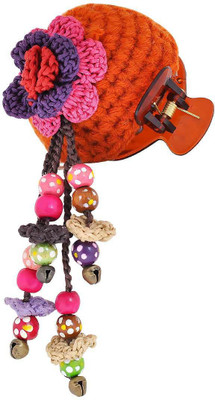 

Maayra Women's Hanging Flower Pack of 1 Hair Clip(Multicolor)