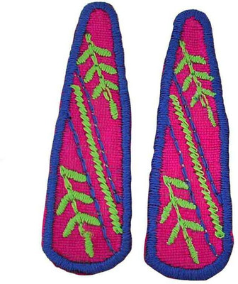 

Maayra Girls's Leaf shape Pack of 2 Tic Tac Clip(Pink)