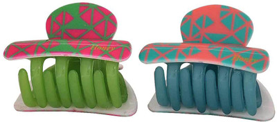 

Maayra Women's Designer Pack of 2 Hair Claw(Multicolor)