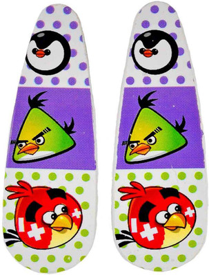 

Maayra Girls's Cartoon Bird Shape Pack of 2 Tic Tac Clip(Purple)