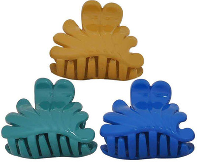 

Maayra Women's Designer Pack of 3 Hair Claw(Multicolor)
