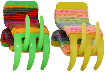 

Maayra Women's Designer Pack of 2 Hair Claw(Multicolor)