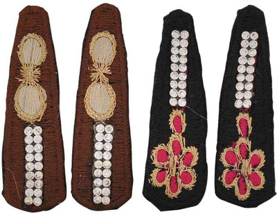 

Maayra Girls's Designer Pack of 4 Tic Tac Clip(Brown)