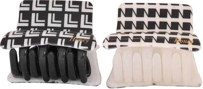 

Maayra Women's Designer Pack of 2 Hair Claw(Black)