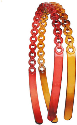 

Maayra Girls's Transparent Pack of 2 Hair Band(Multicolor)