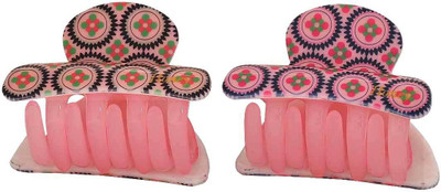 

Maayra Women's Designer Pack of 2 Hair Claw(Multicolor)