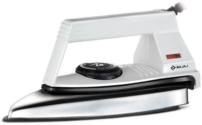 

Bajaj Glider Light Weight Dry Iron(White & Black)