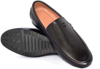 

D'zigners Boys Slip on Moccasins(Black