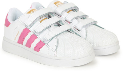 

ADIDAS Boys & Girls Velcro Sneakers(White, Whpk