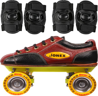

Jonex Baby shoe skate Hypro Cannibal wheel speed size 11 kids with knee-elbow guard combo Skating Kit