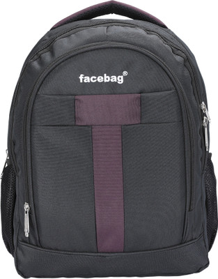

FACEBAG 15.6 inch Laptop Backpack(Black)