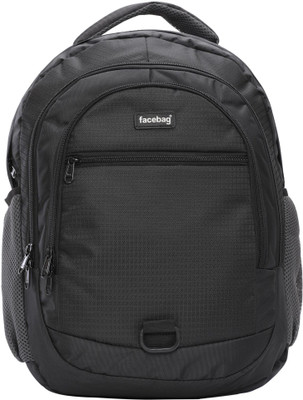 

FACEBAG 15.6 inch Laptop Backpack(Black)