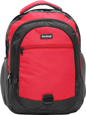 

FACEBAG 15.6 inch Laptop Backpack(Red)