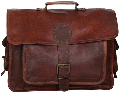 

The Artists Creation 14 inch Laptop Messenger Bag(Brown)