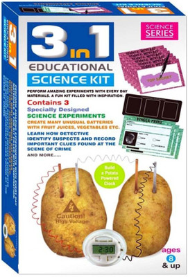 

Bonkerz Educational 3 in 1 Science Kit For Kids(Multicolor)