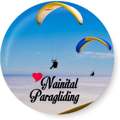 

Peacockride Love Nainital Paragliding Fridge Magnet Pack of 1(Multicolor)
