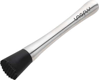 

lagfly Stainless Steel Muddler for Bar Cocktails and Kitchen Smasher with Nylon Head Stainless Steel Masher(Steel, Pack of 1)