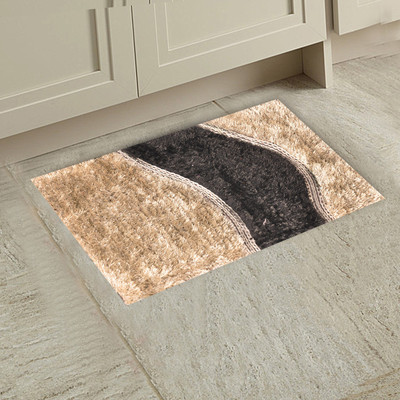 M G'S REAL DECOR Polyester Door Mat WSSS(Multicolor, Free) available at flipkart for Rs.320