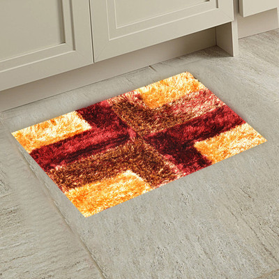 m g's real decor Polyester Door Mat asdcf(Multicolor, Free) available at flipkart for Rs.330