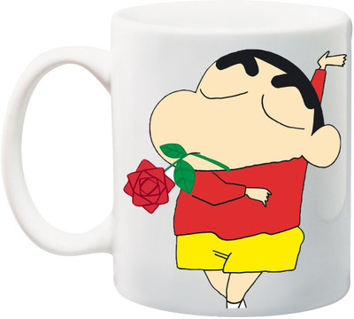 

Stylotrendz Naughty Shinchan Ceramic Mug(325 ml), White