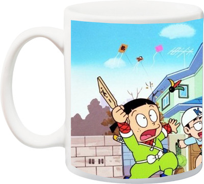 

Stylotrendz Cartoon Characters Ninja Hattori Print Ceramic Mug(325 ml), White