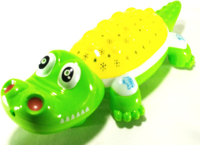 

VShine Happy Crocodile - Bump & Go with Electric Flash, Music, & Projection(Multicolor)