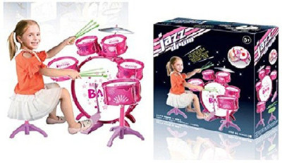 

RIANZ All New Imported Jazz Drum Set Musical Toy for Kids Best Birthday gift (Color Pink)(Pink)