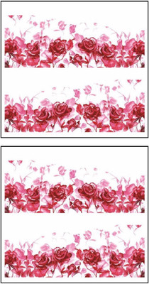 

Jenna Manicure Water Transfer Nail Art Decals Stickers- Sapphire Series NR-1253(White)