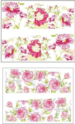 

Jenna Manicure Water Transfer Nail Art Decals Stickers- Sapphire Series NR-1087(White)