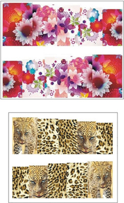 

Jenna Manicure Water Transfer Nail Art Decals Stickers- Sapphire Series NR-1098(White)