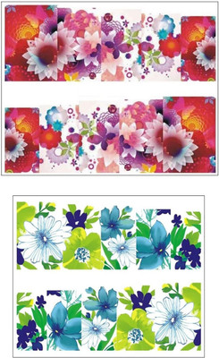 

Jenna Manicure Water Transfer Nail Art Decals Stickers- Sapphire Series NR-1101(White)