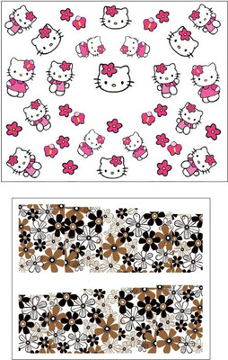

Jenna Manicure Water Transfer Nail Art Decals Stickers- Sapphire Series NR-1150(White)