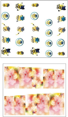 

Jenna Manicure Water Transfer Nail Art Decals Stickers- Sapphire Series NR-1157(White)