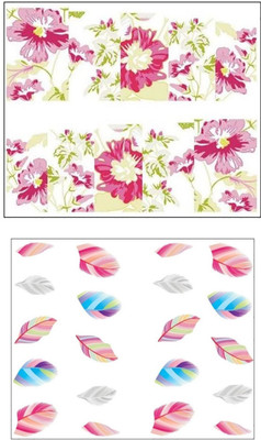 

Jenna Manicure Water Transfer Nail Art Decals Stickers- Sapphire Series NR-1095(White)