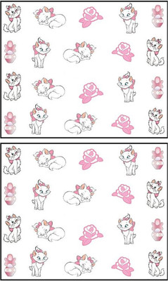 

Jenna Manicure Water Transfer Nail Art Decals Stickers- Sapphire Series NR-1338(White)