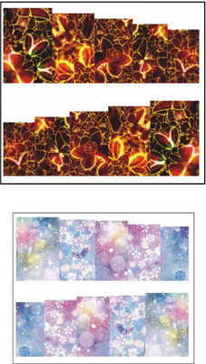 

Jenna Manicure Water Transfer Nail Art Decals Stickers- Sapphire Series NR-1028(White)