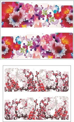 

Jenna Manicure Water Transfer Nail Art Decals Stickers- Sapphire Series NR-1099(White)