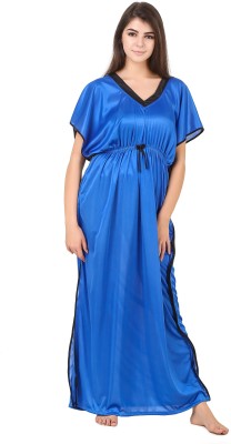 Masha Women Nighty(Blue)