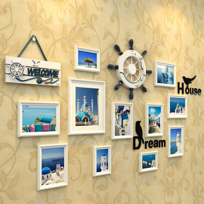 

WollWoll Wood Photo Frame(White, 11 Photos)