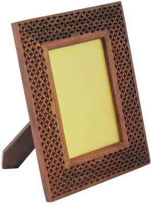 

Craft Art India Wood Photo Frame(Brown, 1 Photos)