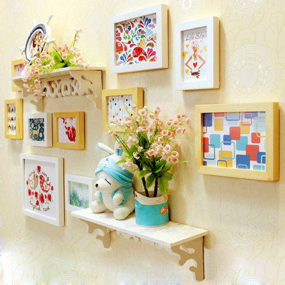 

WollWoll Wood Photo Frame(Multicolor, 10 Photos)