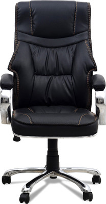 DZYN Furnitures Leatherette Office Executive Chair(Black)