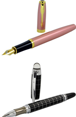 

Talesara Royal Collection Luxury 2 Pcs. Gift Set Roller Ball Pen and Fountain Pen(Pack of 2)