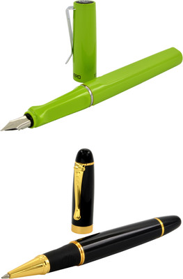 

Talesara Royal Collection Luxury 2 Pcs. Gift Set Roller Ball Pen and Fountain Pen(Pack of 2)