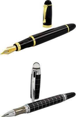 

Talesara Royal Collection Luxury 2 Pcs. Gift Set Roller Ball Pen and Fountain Pen(Pack of 2)