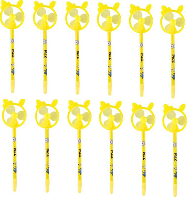 

Parteet Latest Cartoon Printed Hand Fan Gel Pens Gel Pen(Pack of 12)